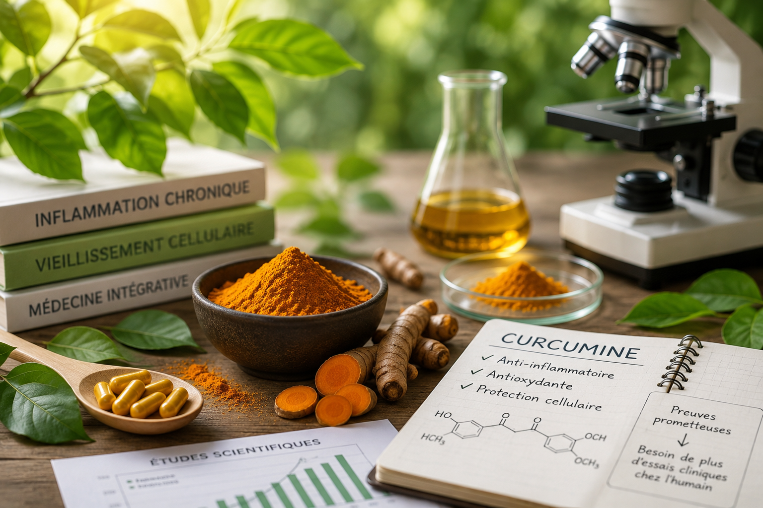 Curcumine, curcuma et inflammation chronique